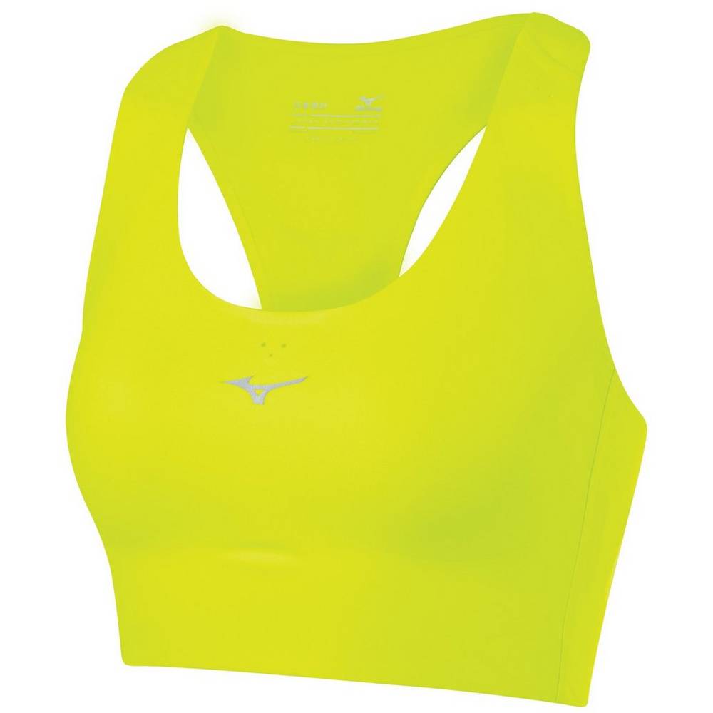 Damske Športová Podprsenka Mizuno Aero Crop Žlté Vypredaj CPFE94237
